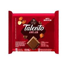 Talento Leite E Avelã 25g
