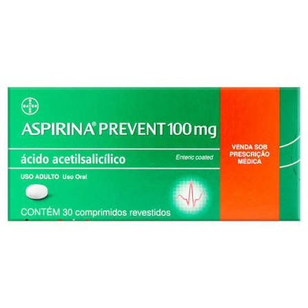 ASPIRINA PREVENT 100MG C/30