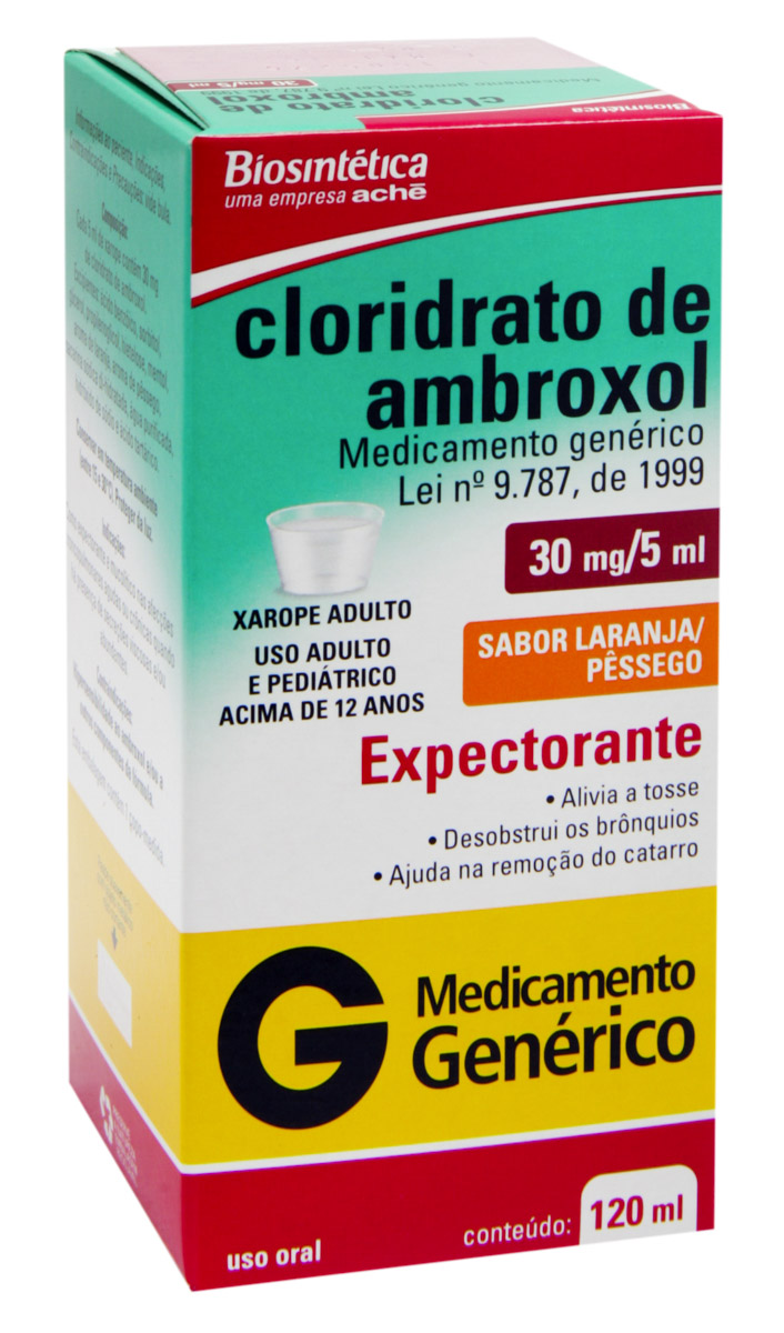 AMBROXOL 30MG/5ML 120ML AD BIOSINTETICA