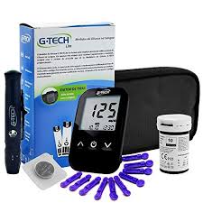 KIT MEDIDOR GLICOSE +10 TIRAS +10 LANCETAS FREE LITE G-TECH