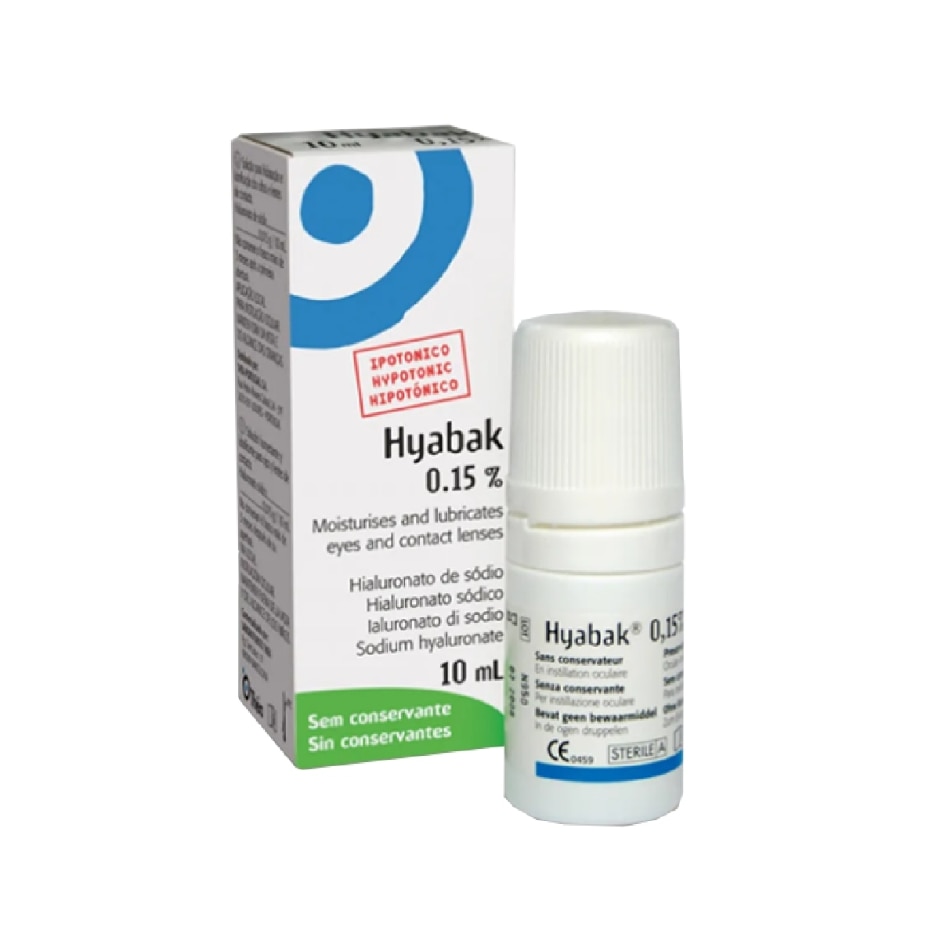 HYABAK SOL OFTAL 0.15 % 10.0 ML X 1