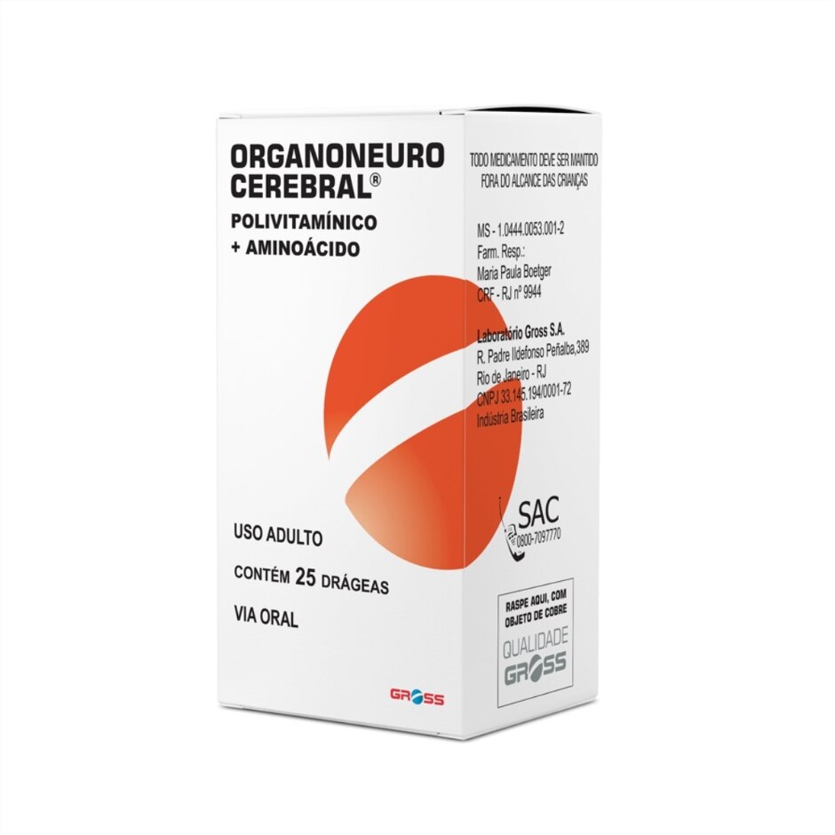 ORGANONEURO CEREBRAL CPR 1X25