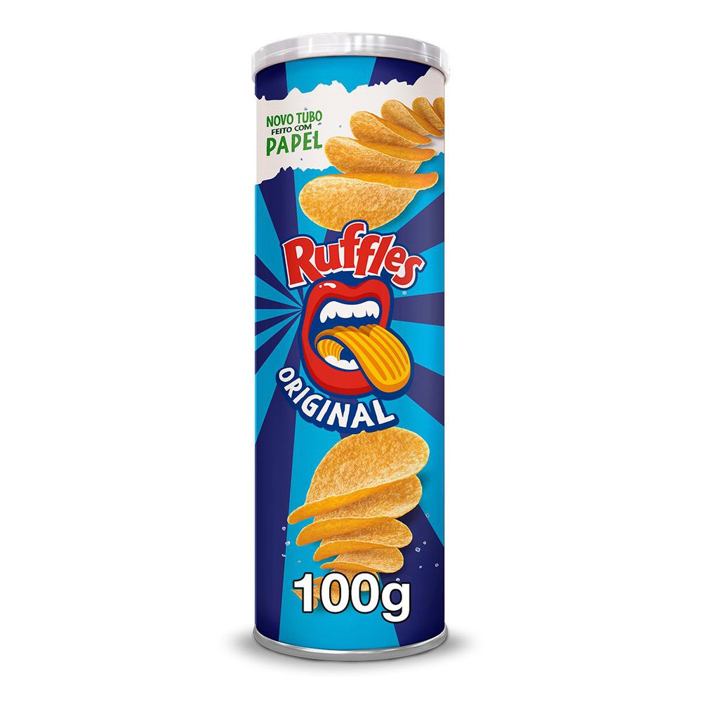 Salgado Batata Ruffles Tubo Original 100g Pepsico