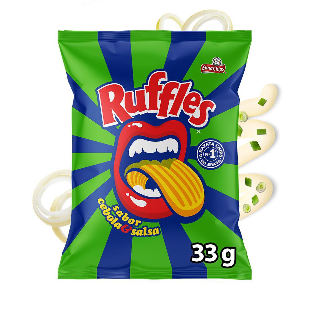 Salgado Batata Ruffles Cebola/Salsa 33g Pepsico