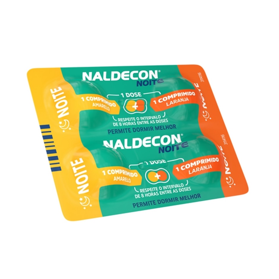 NALDECON NOITE 800MG BLISTER 4 COMPRIMIDOS