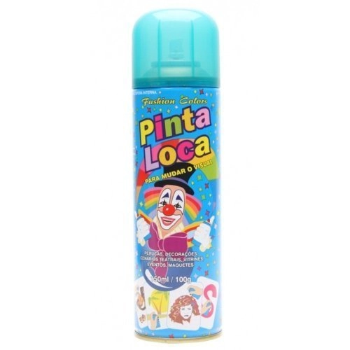Spray Pinta Loca 150ml Decorativa Azul Flash