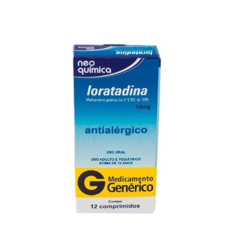 LORATADINA 10 MG 12 CPR NEO QUIMICA