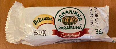 Bananinha Tradicional 36g Paraibuna