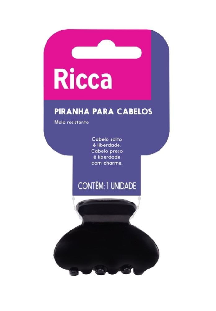 Piranha Ricca Classic Pequena Preta