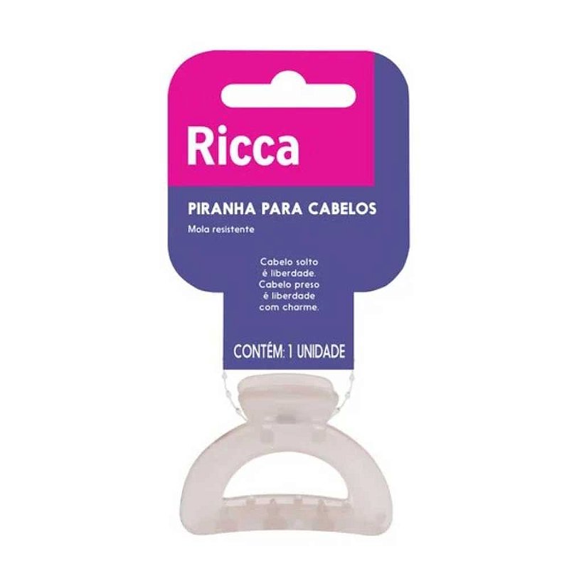 Piranha Ricca Jelly Pequeno Bege