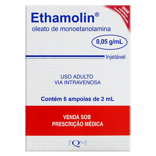 Ethamolin 50mg/ml 6 Ampolas 2ml