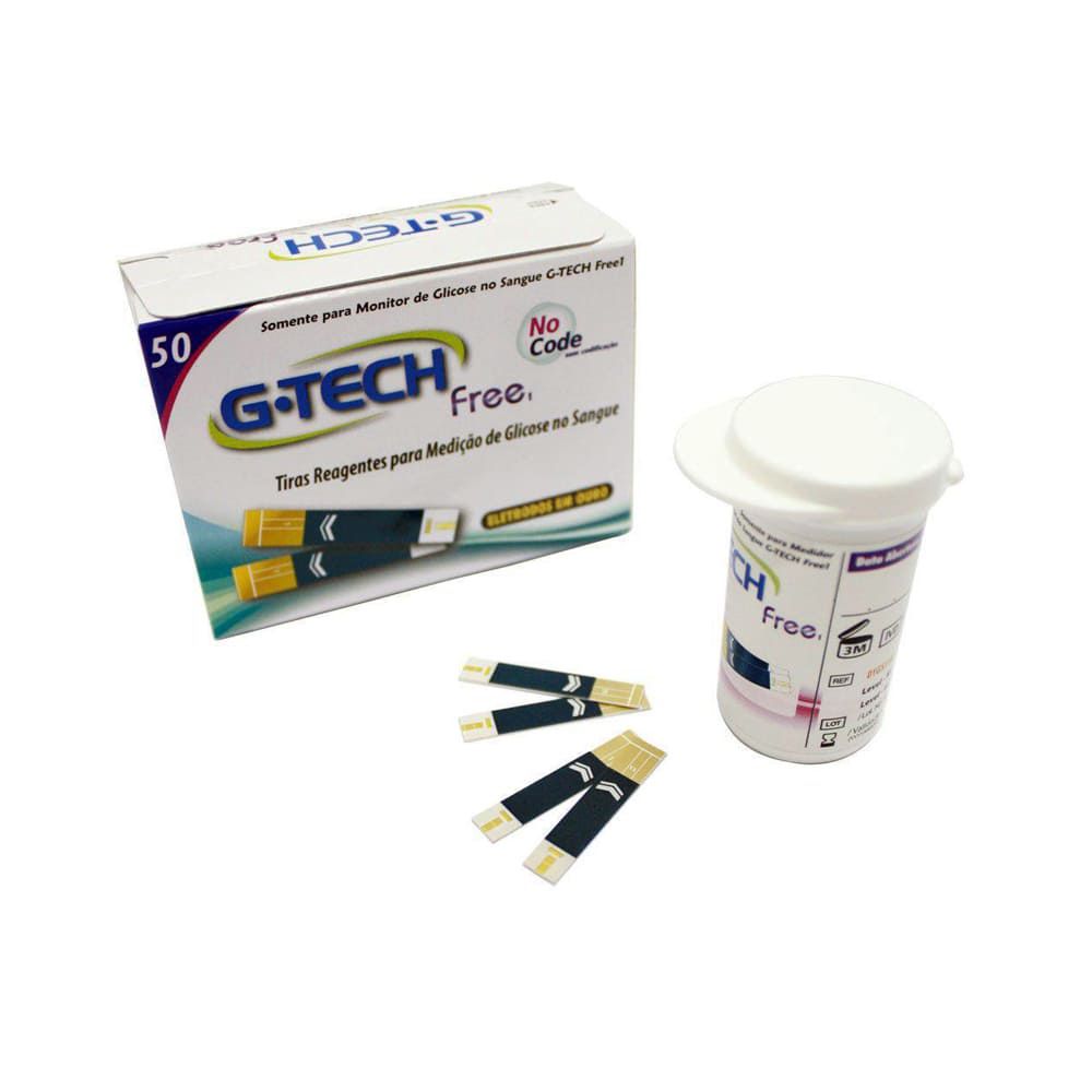 TIRAS REAGENTES FREE 1 G-TECH FR C/50 (AP ANTIGO)