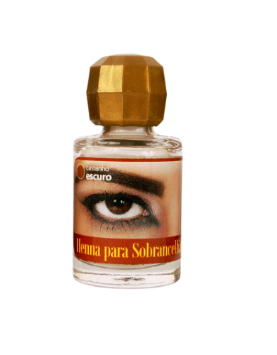 Henna Della D 3g P.Sobrancelha D E D Castanho Escuro
