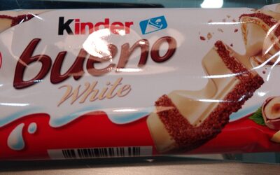 Kinder Bueno White com 2 Barras de 19,5g Ferrero