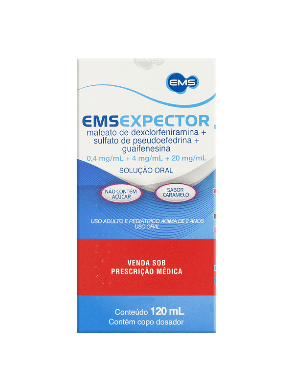 EMSEXPECT 0,4 MG/ML + 4 MG/ML + 20 MG/ML SOL C/ 120 ML