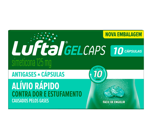 LUFTAL CAPS GEL MAX 125.0 MG  X 10