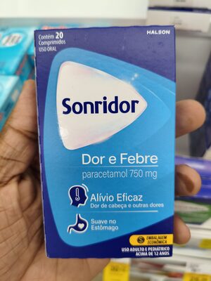 SONRIDOR DOR E FEBRE CPR 750.0 MG  X 20