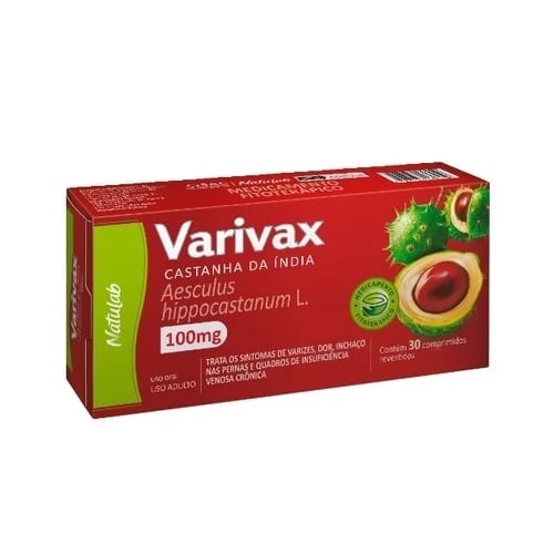 CASTANHA DA INDIA (VARIVAX) 100MG 30 CPR