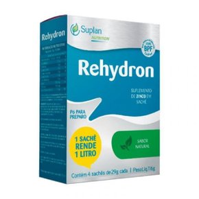 REHYDRON NATURAL C/ 4 SACHES DE 26G SORO REHIDRATANTE (SUPLA NATURA)